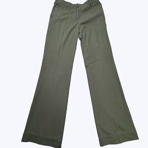 J. Jill Pants Women's Size 10T Below Waist Olive Green‎ 100% Cotton